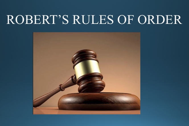 Robert’s Rules of Order  Presentation